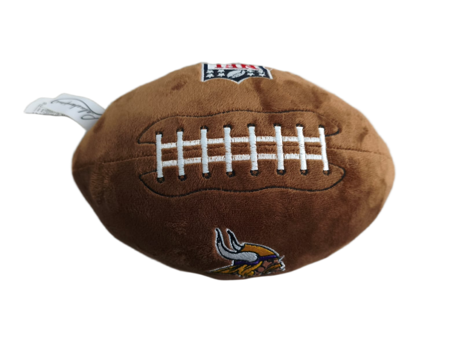 Peluche Balón Felpa Suave 23cm Bordado NFL Vikings - NERIAS DEPORTES