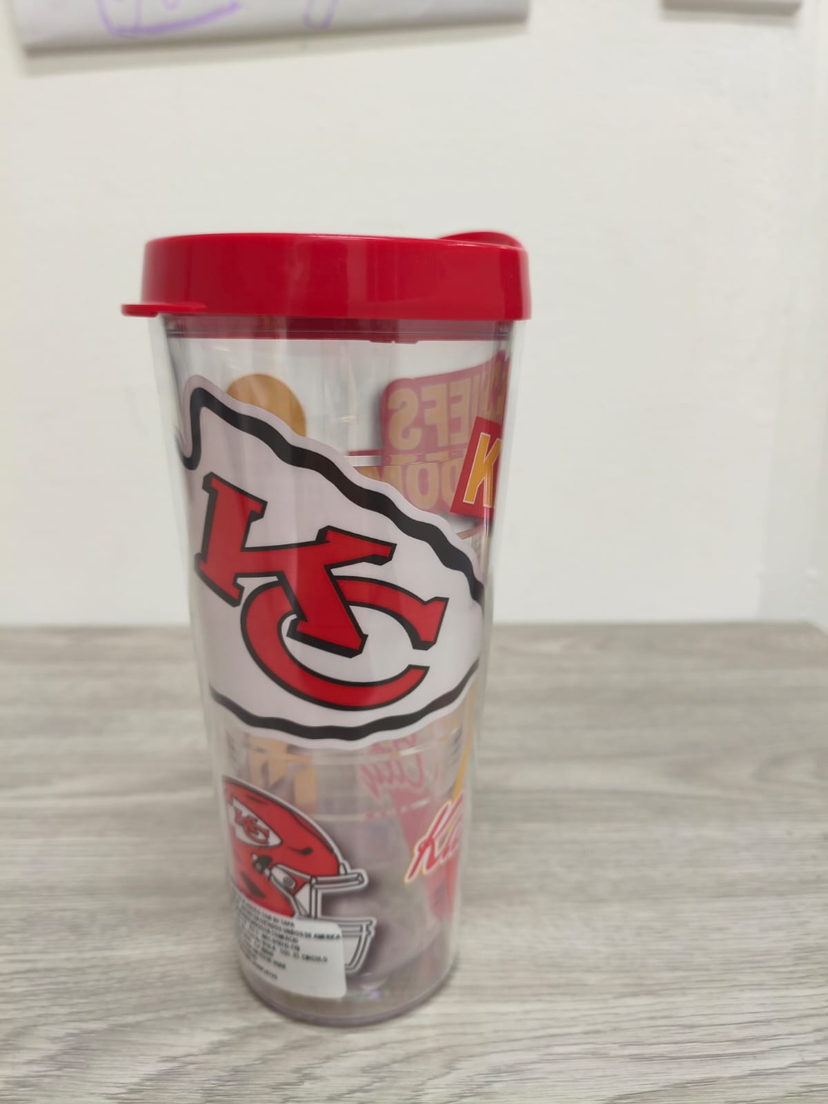 Vaso De Plástico MRL 650ml NFL Kansas City Chiefs