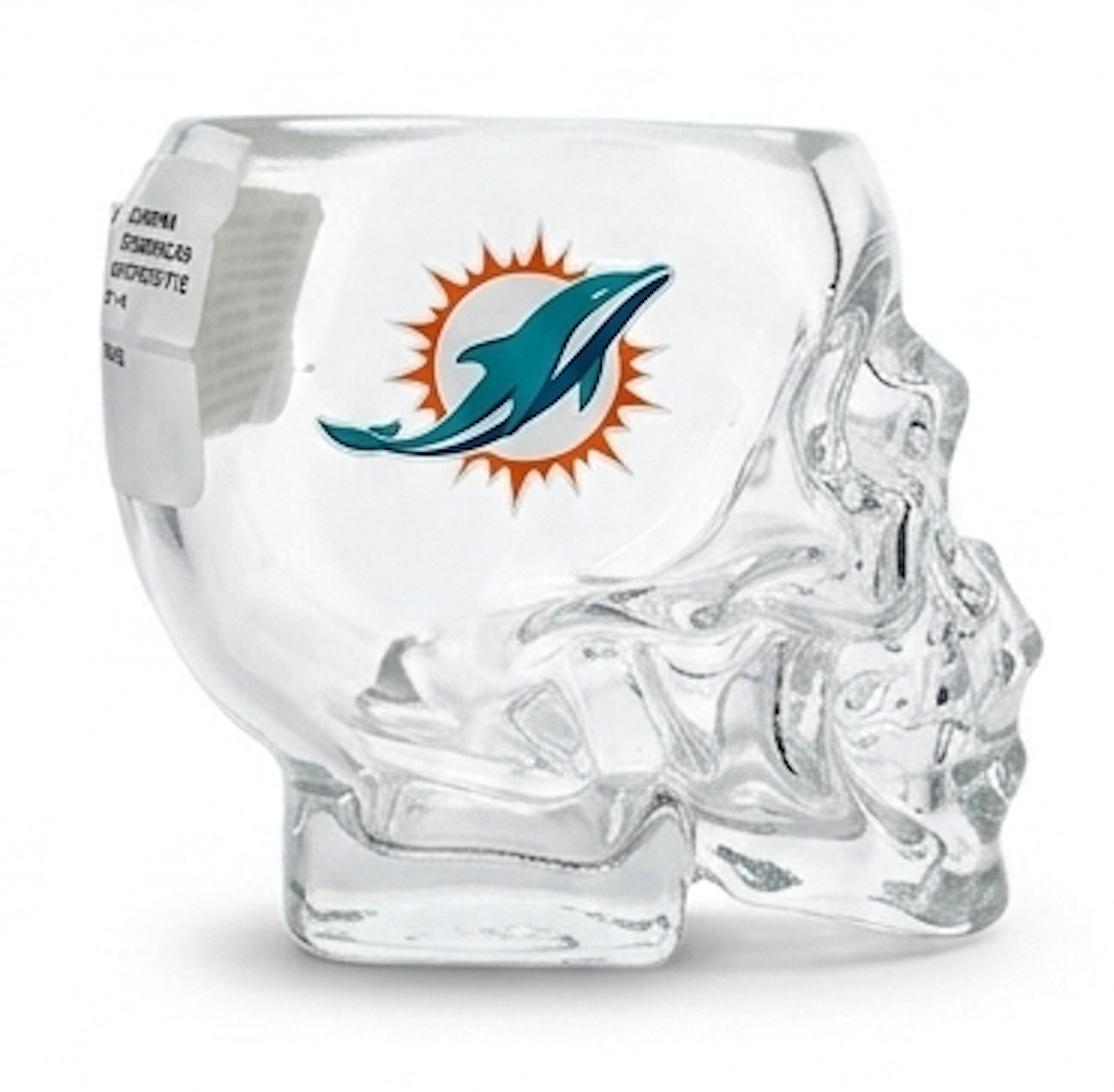 Vaso Tequilero Mojo Skull Dolphins