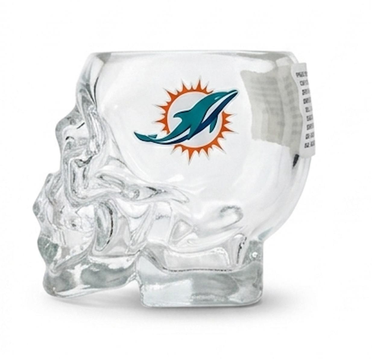 Vaso Tequilero Mojo Skull Dolphins