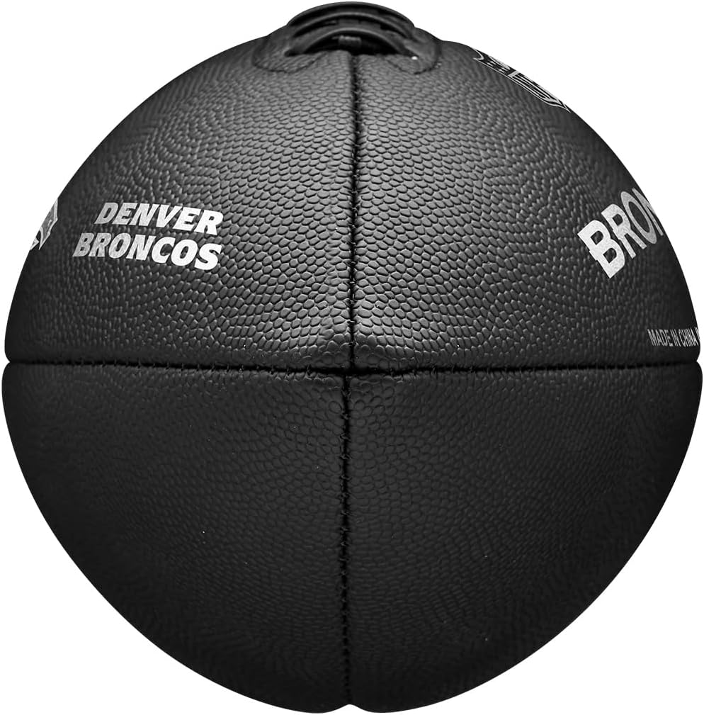 Balón Wilson Metallic NFL Tamaño Oficial Denver Broncos