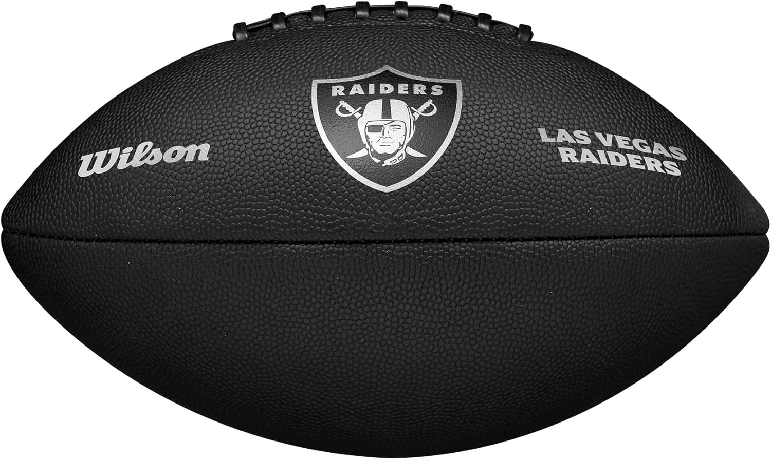 Balón Wilson Metallic NFL Tamaño Oficial Las Vegas Raiders