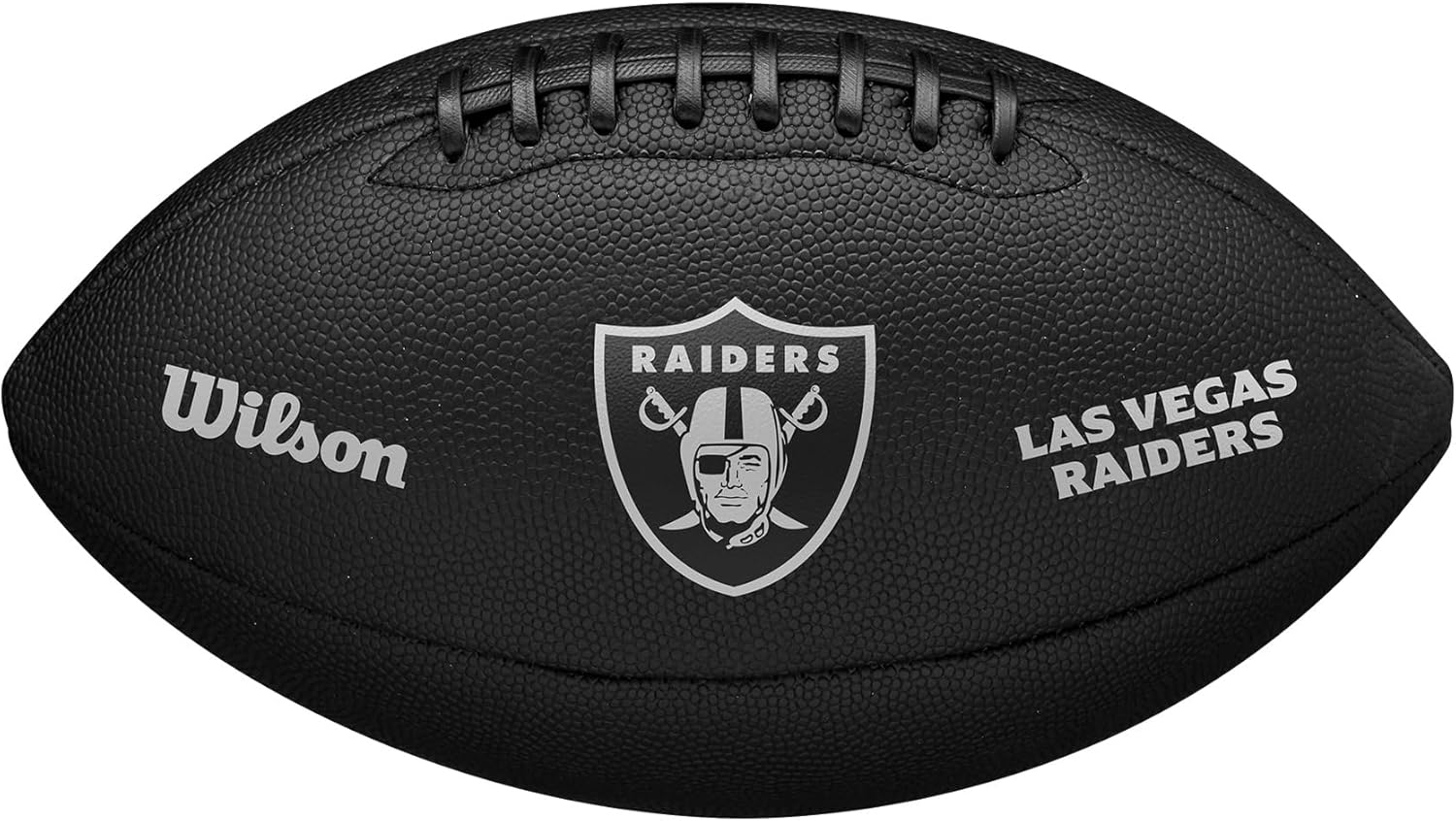 Balón Wilson Metallic NFL Tamaño Oficial Las Vegas Raiders