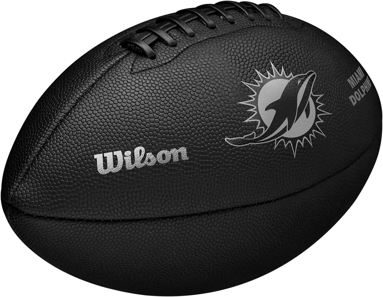 Balón Wilson Metallic NFL Tamaño Oficial Miami Dolphins