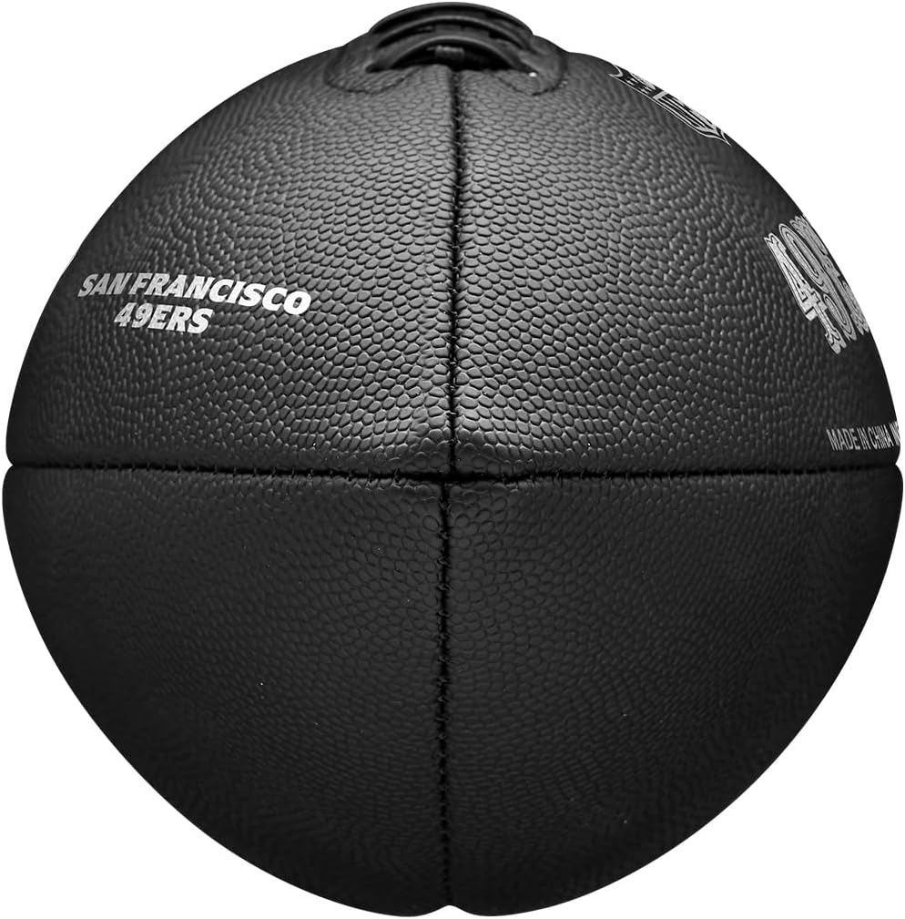 Balón Wilson Metallic NFL Tamaño Oficial San Francisco 49ers