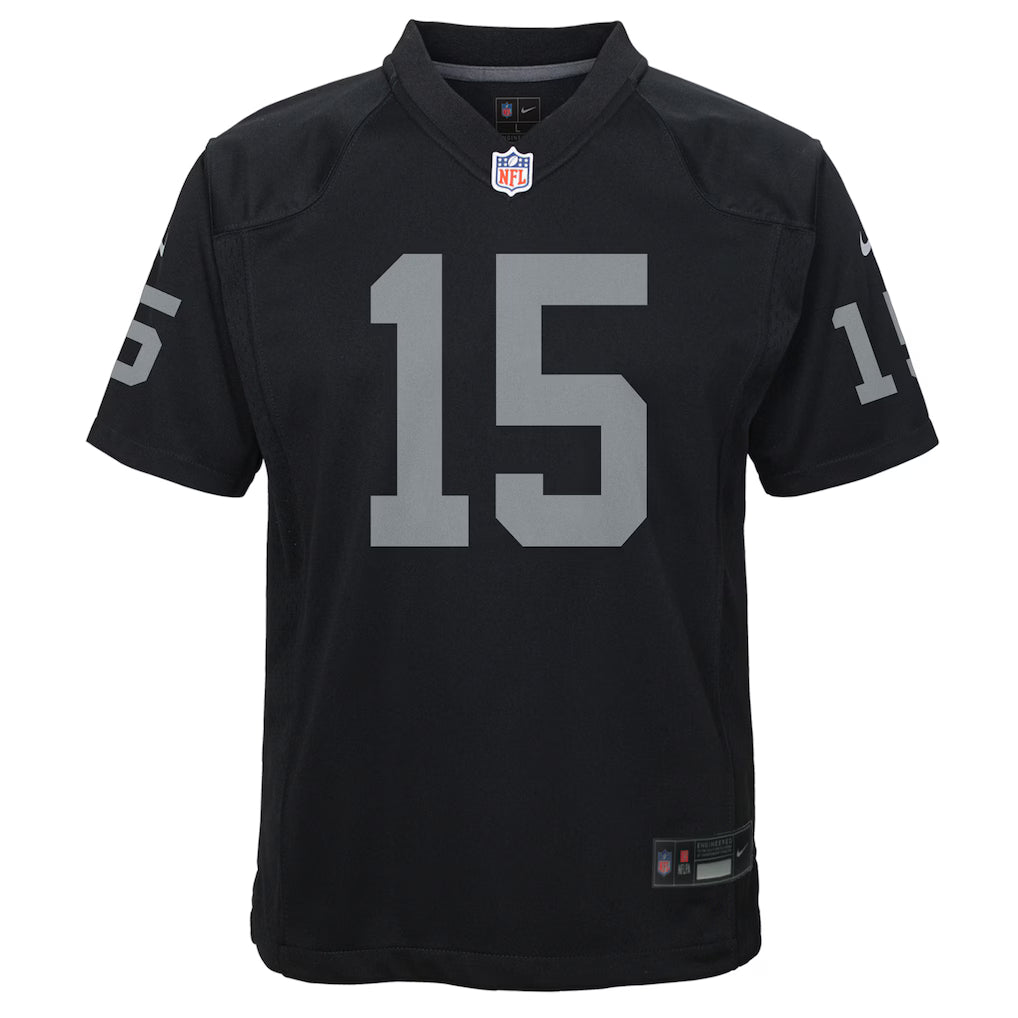 Jersey Game NFL Raiders Fernando Mendoza TC Youth