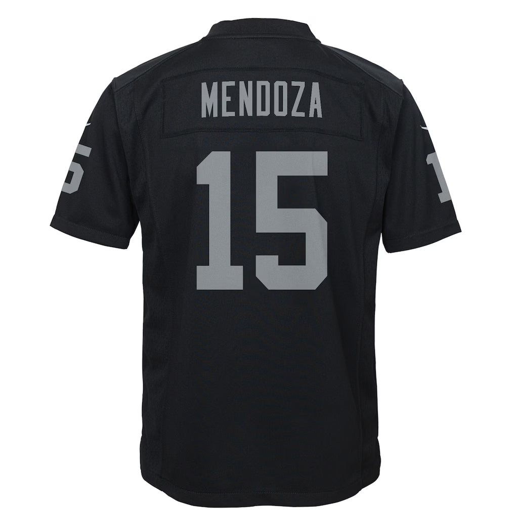 Jersey Game NFL Raiders Fernando Mendoza TC Youth