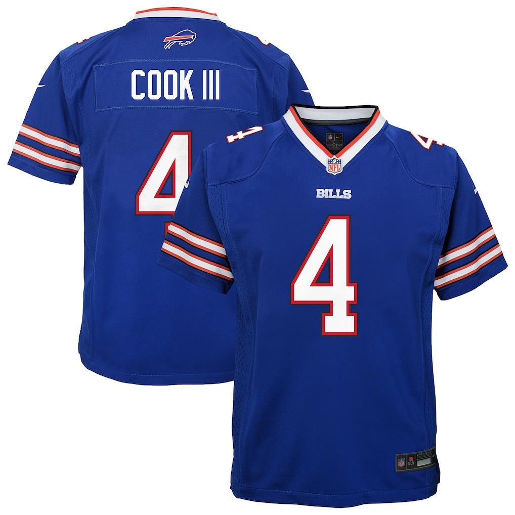 Jersey Game NFL Bills James Cook III TC Youth