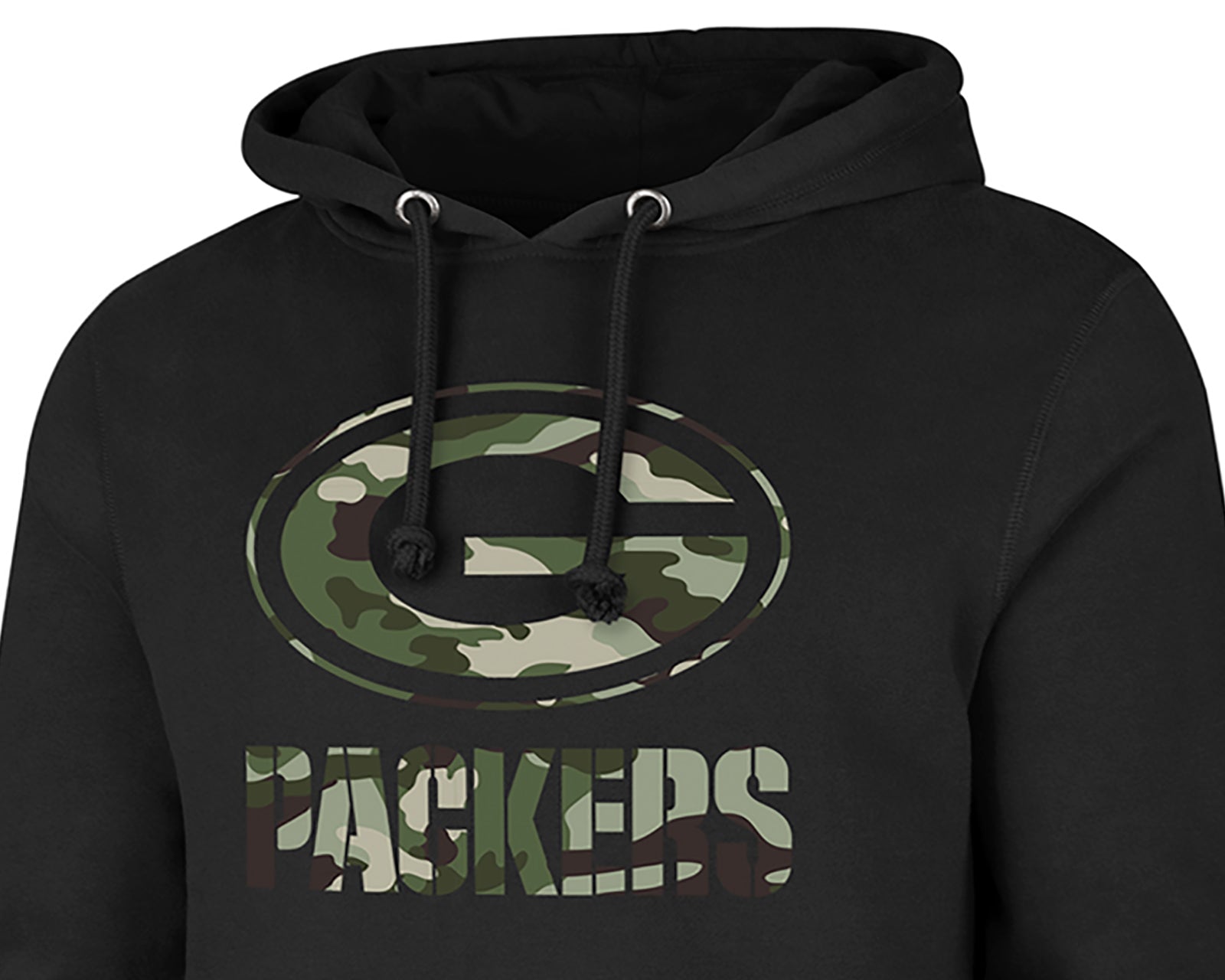 Sudadera 47 Brand 22 Camo Packers Hombre