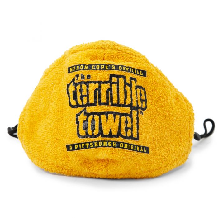 Cubrebocas Terrible Towel Amarillo Steelers