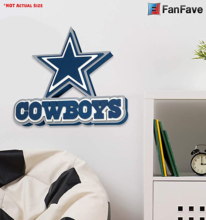 Letrero Foam 3D Logo Wall Sign Cowboys