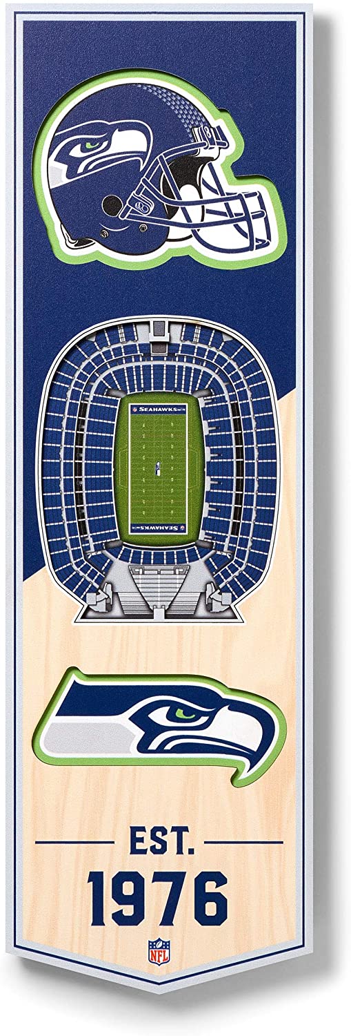Cuadro Banner 3D Stadium Seahawks