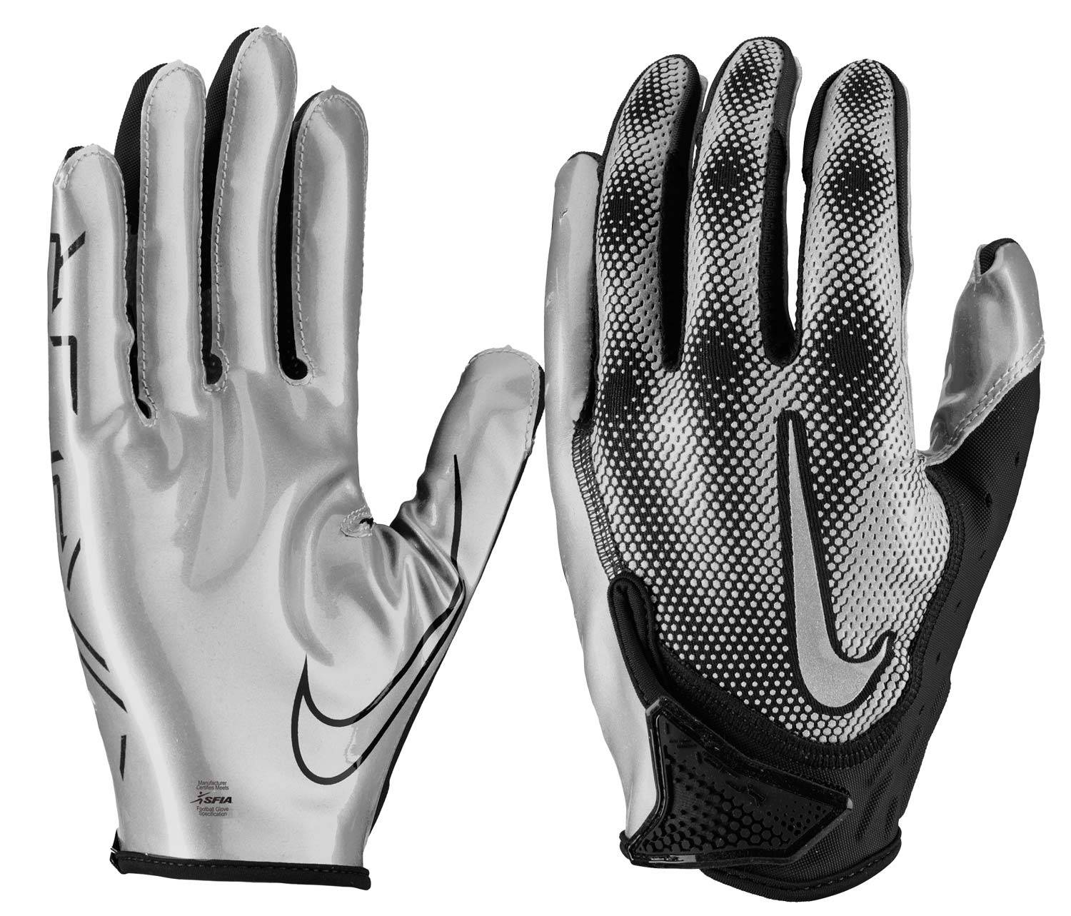 Guantes de fútbol americano para niños Nike Vapor Jet 7.0.