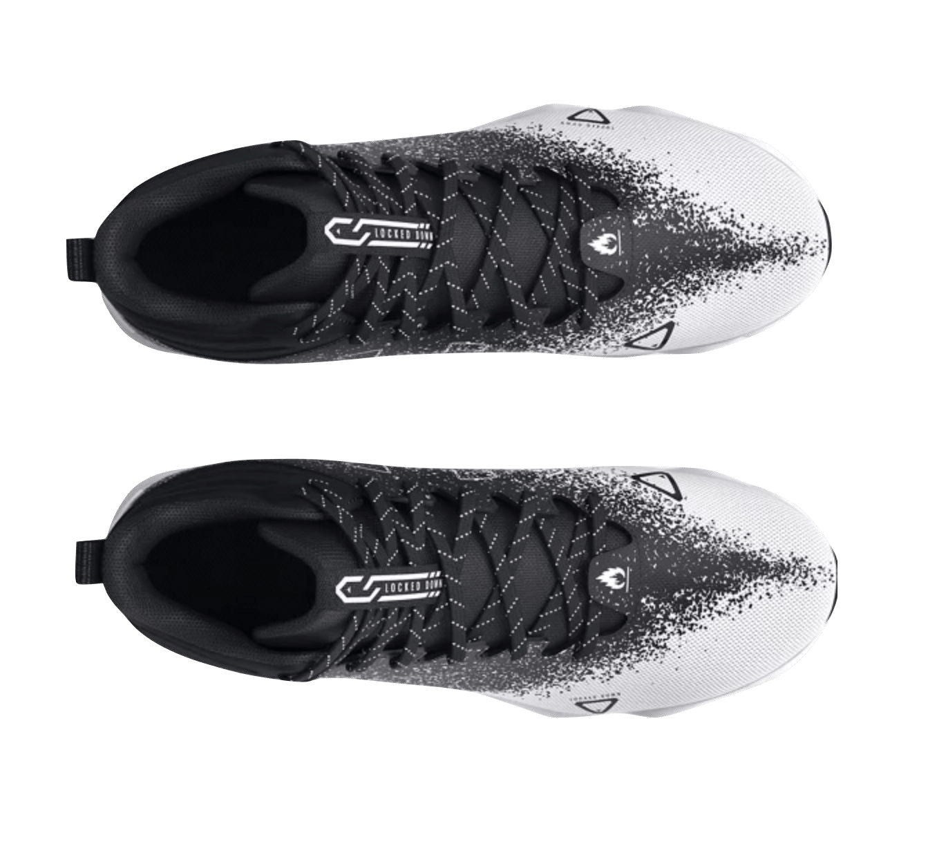 Zapato Cleats Under Armour Spotlight Rm 2.0 Infantil Negro