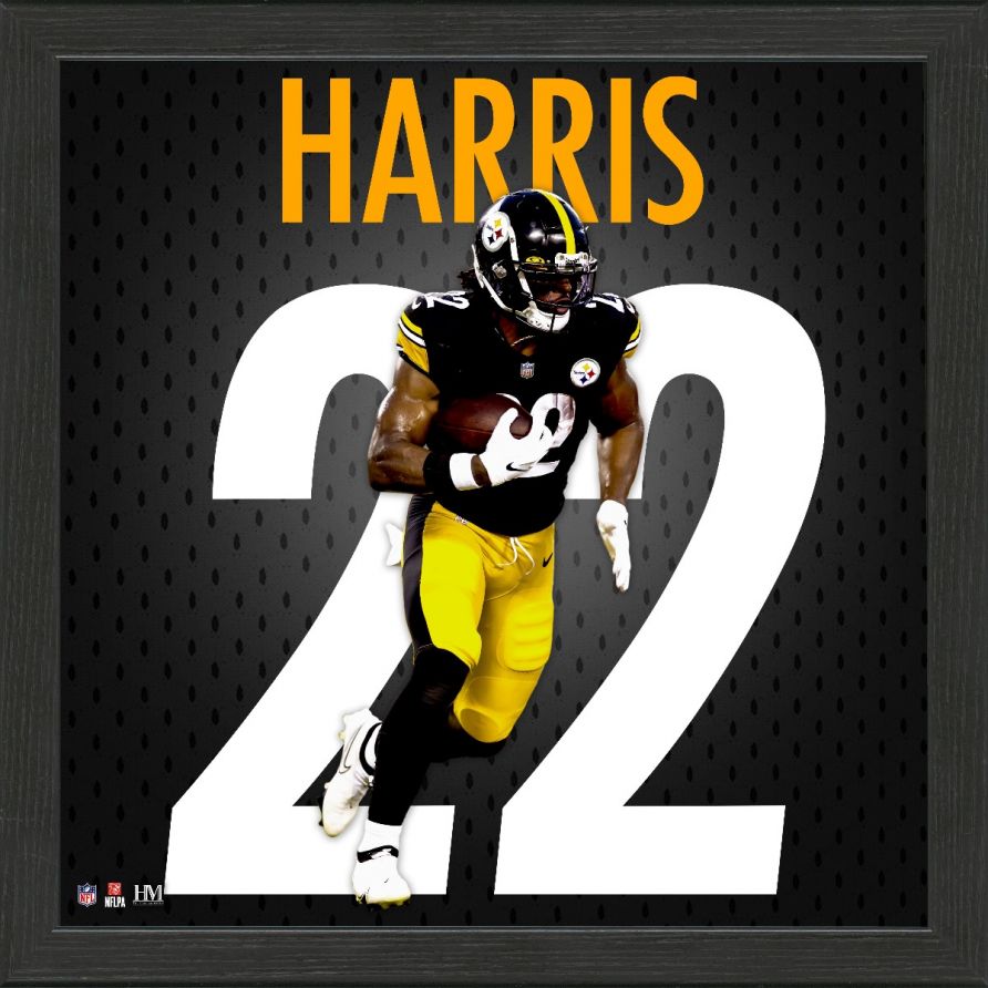 Cuadro Steelers Najee Harris Jersey Framed Photo